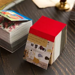 400sheets Vintage Sticker Book Retro Journaling Korean Stationery Aesthetic Stickers Scrapbooking Album Planner Diary Label