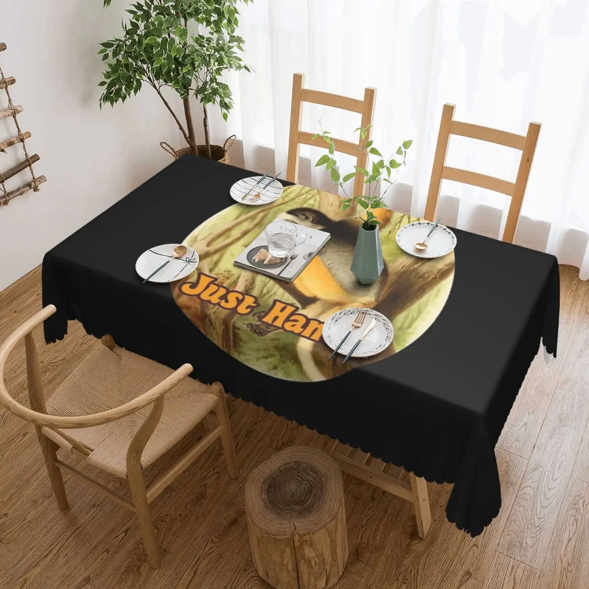 

Just Hangin Tablecloth 54x72in soft Protecting Table Great Gift