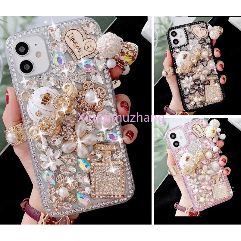 

Bling Luxury Rhinestone Diamond Case for Samsung A10 A20 A30 A40 A50 A60 A70 A10E A10S A20S A51 A71 A81 A91 Crystal Phone Cover