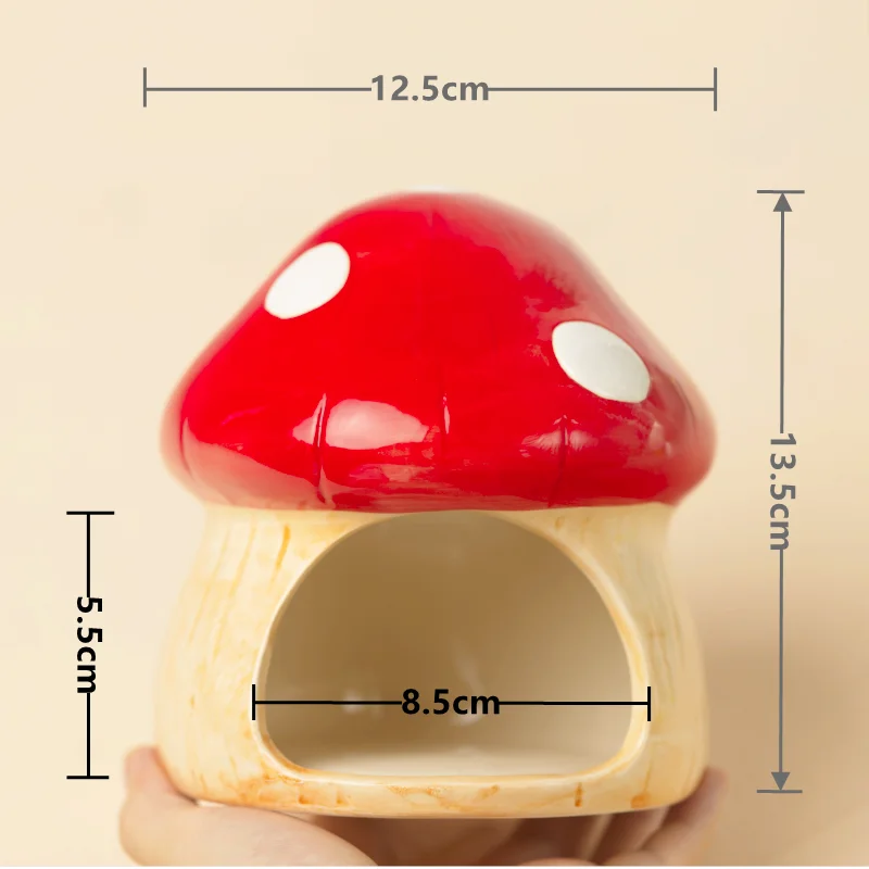 Mushroom House for Small Pets 6