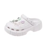 Platform Sandals  Summer Sandals  Outdoor Clogs Thick Street Beach Slides Girls Flip Flops Garden Shoes 6