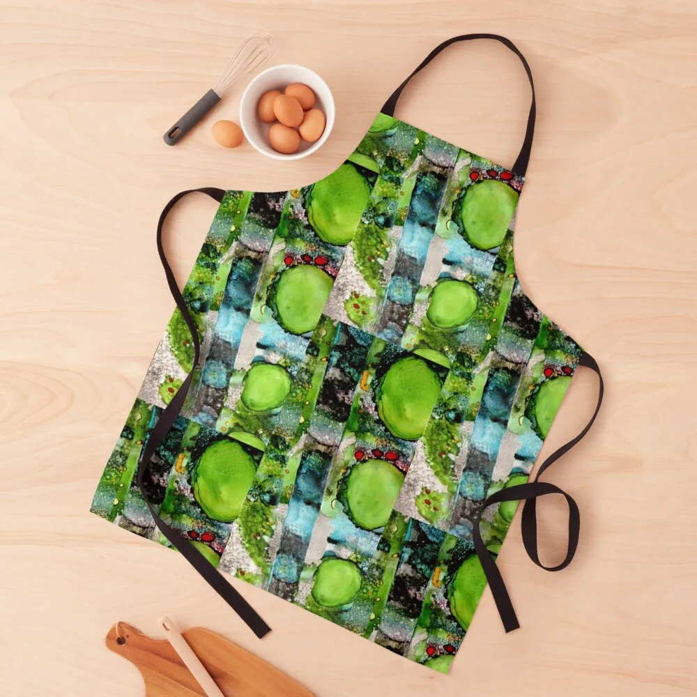 

Could Be Green Apron Woman Kitchen women's work Apron