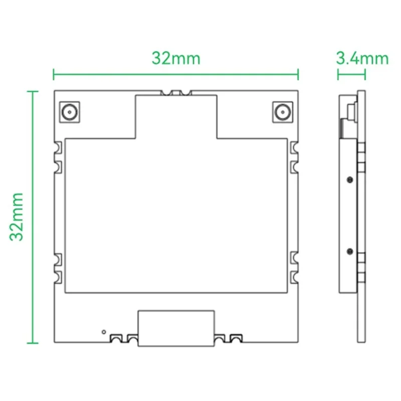 APPLIA-1Pcs BL-M8812EU2 장거리 드론 5G 고출력 Wifi 모듈 USB 외부 PA 867Mbps에 5V 항공 사진 전송