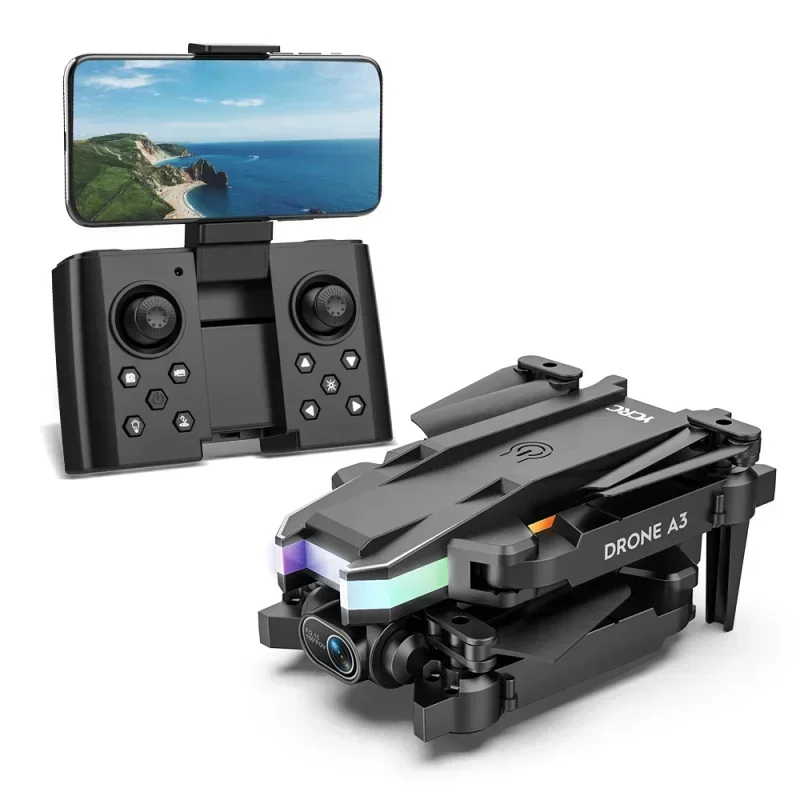 

One Key Take-Off/Landing Rc Quadcopter Drone Hotsale A3 Dron With Dual Camera 2Mp 2.4G Wifi