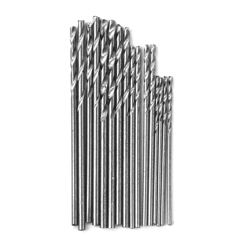 

16Pcs HSS White Steel Twist Drill Bit Set 0.8-1.5mm For Electric Grinding Drills