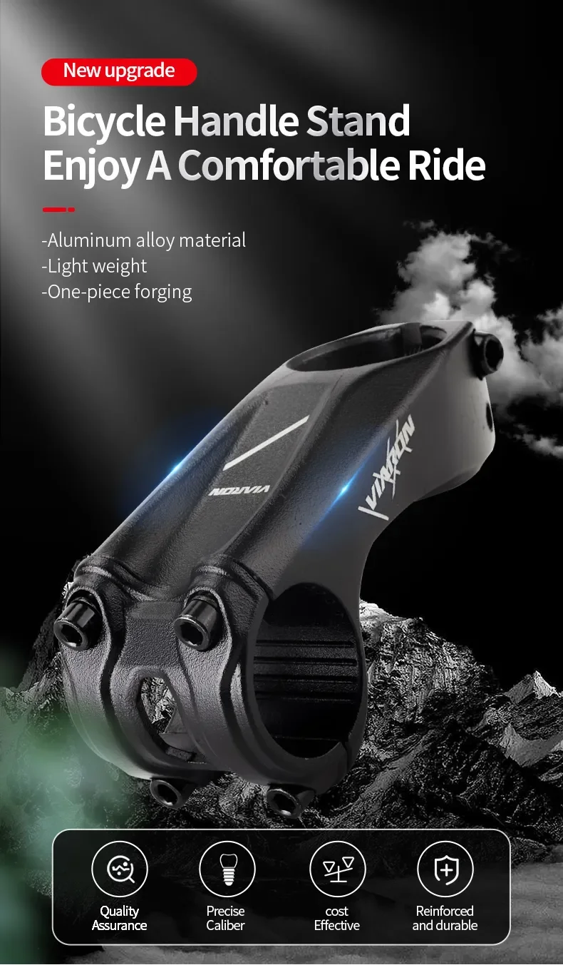 Viaron mountain bike lenker negativ 17 grad off-road aluminium legierung riser 31.8*28,6 riser rennrad lenker – Detail 1