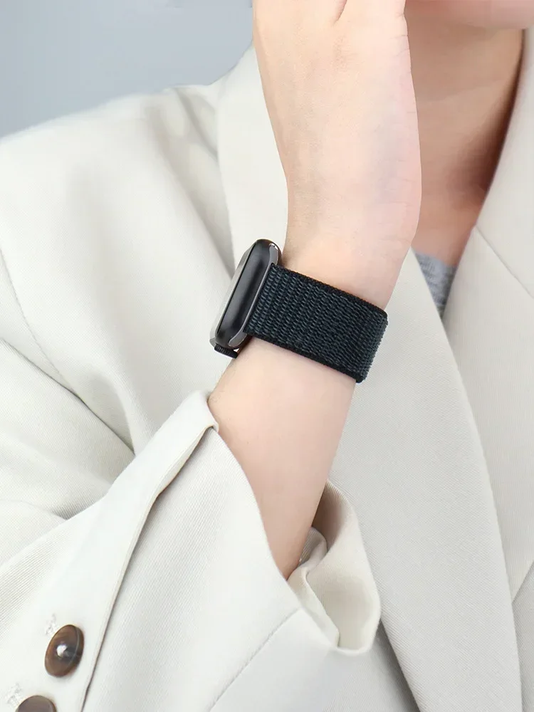 Offizielles Nylon-Armband für Apple Watch 11 Band 42mm 46mm 44mm 40mm 41mm 45mm 49mm Armband iWatch Serie 11 10 9 8 7 6 5 SE3 Ultra – Detail 1