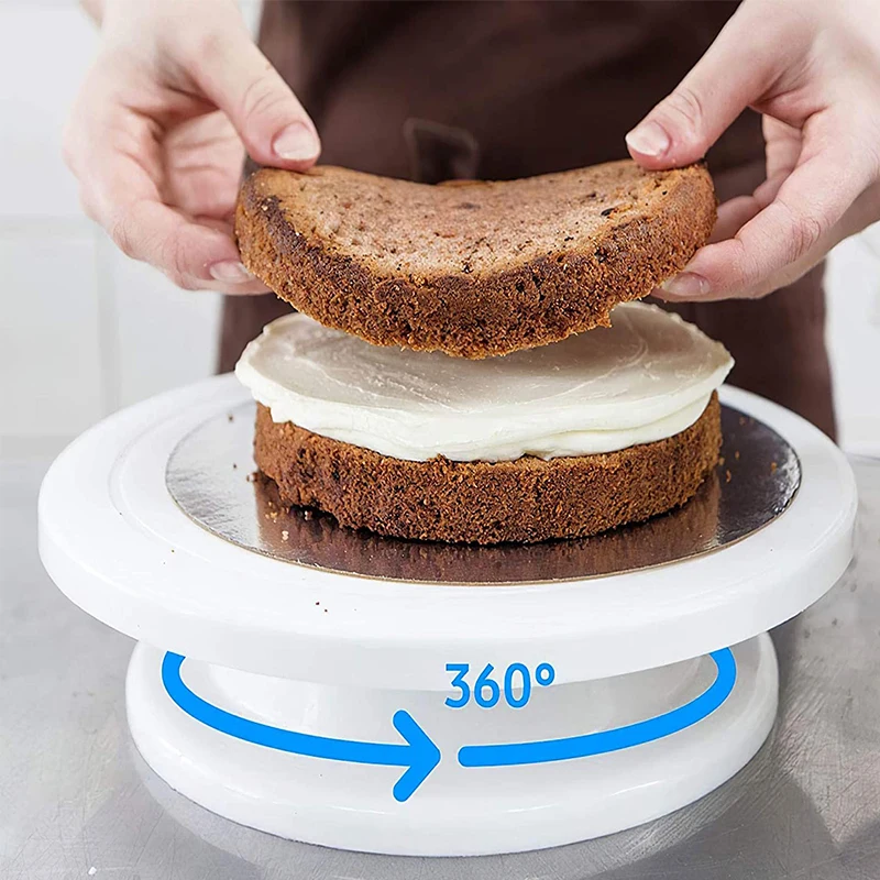 360 Degree Rotating Cake Stand