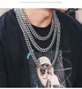 Hip Hop 13 Mm Studded with Ice Crystal Rhinestones Miami Curb Cuban Chain Bling Rappers Men Necklace Men and Women Jewelry 6