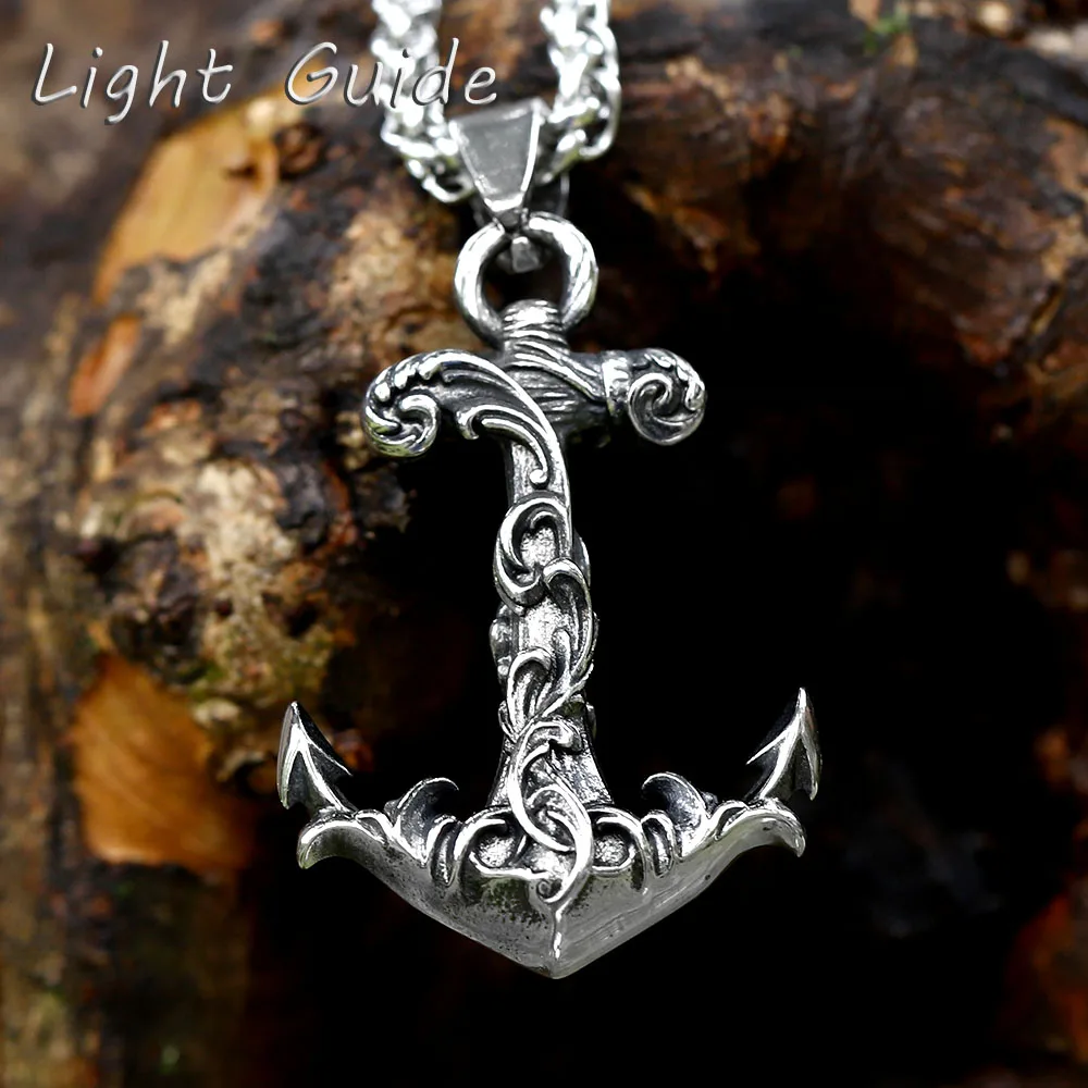 2022 NEW Men's 316L stainless steel Fashion anchor Pendant