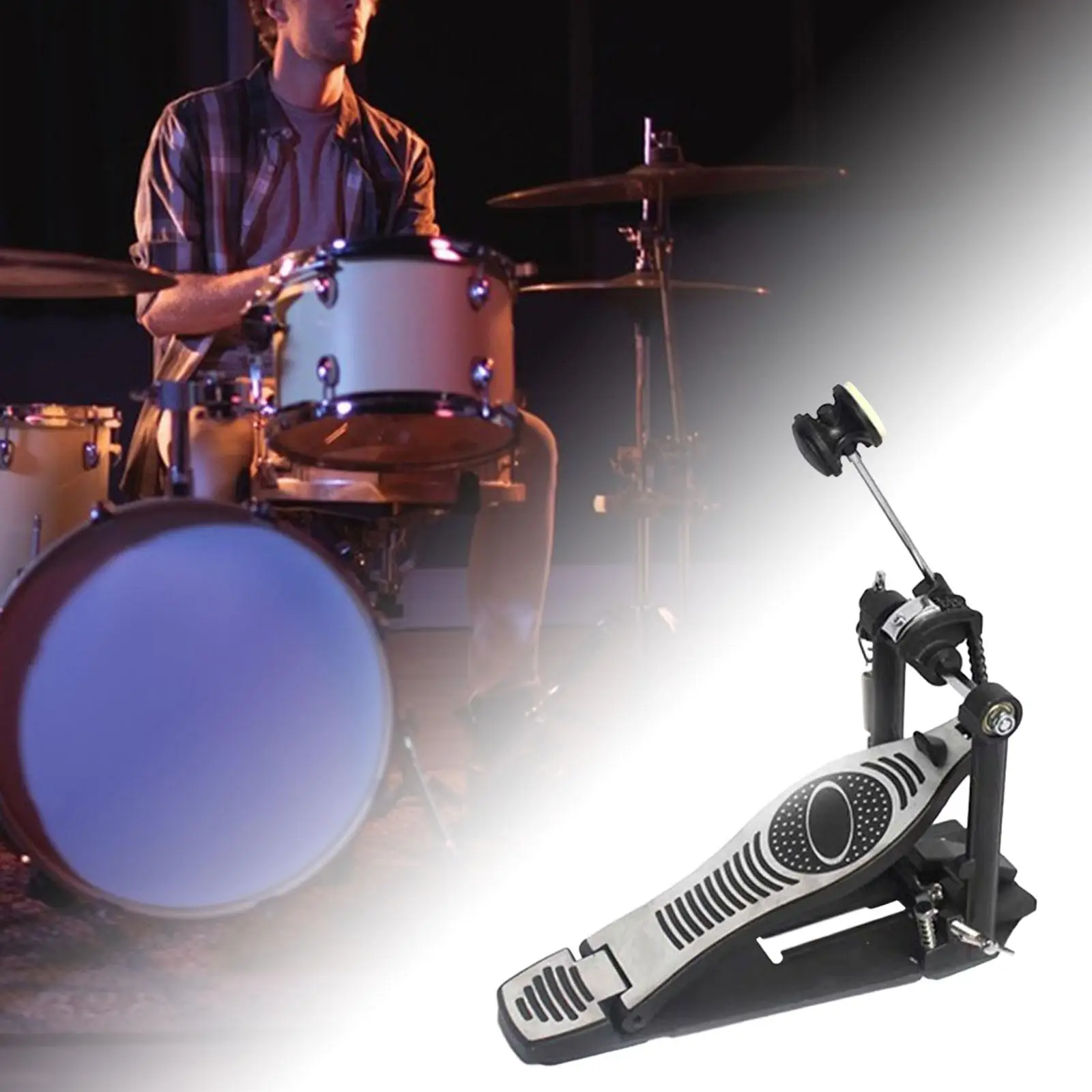 

Bass Drum Pedal Durable for Jazz Drums Practice Pedal Single Bass Drum Pedal