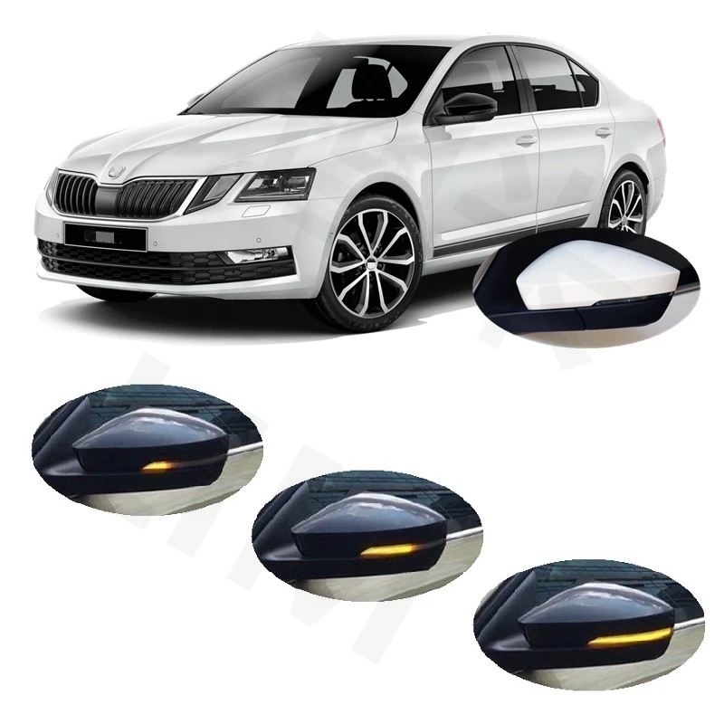 

for Skoda Octavia III MK3 5E3 5E5 Combi RS 2012 2013 2014 2015 2016 2017 2018 2019 Sequential LED Side Mirror Turn Light Signal