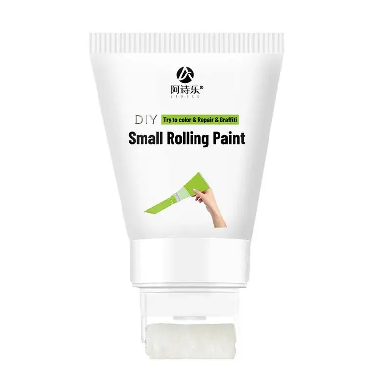 Wall Hole Repair Paste Roller Wall Paint Cream Roller Repair Kit Wall Mending Agent With Roller For Wall Scratches Stains Cracks 280g tile repair paste tile repair agent ceramic tile porcelain repair fix crack hole paste for tubs porcelain toilet sink crack