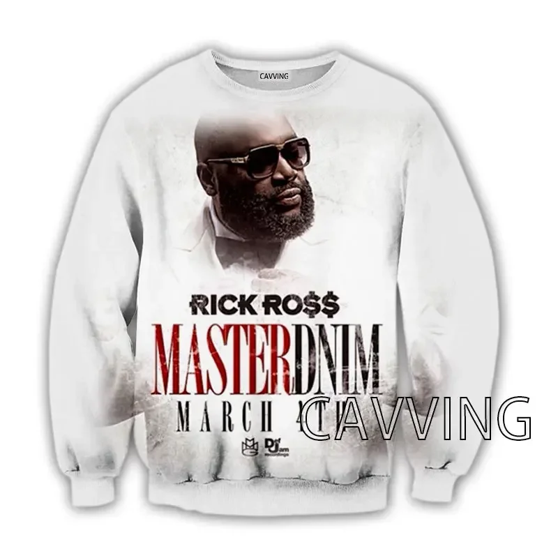 

New Fashion Women/Men's 3D Print Hot Rapper Rick Ross Crewneck Sweatshirts Harajuku Styles Tops Long Sleeve Sweatshirts C01