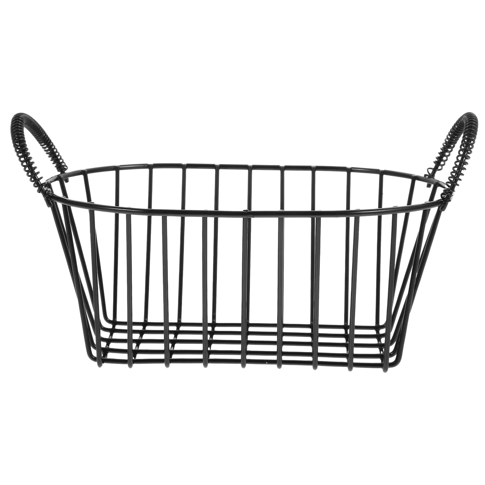 Panier En Fil De Fer Panier Aspect Antique Avec Anse Panier En Métal 28×23×12cm-01774