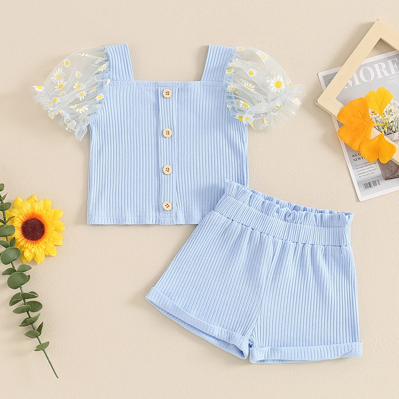 Sunflower Puff Sleeve Set 5
