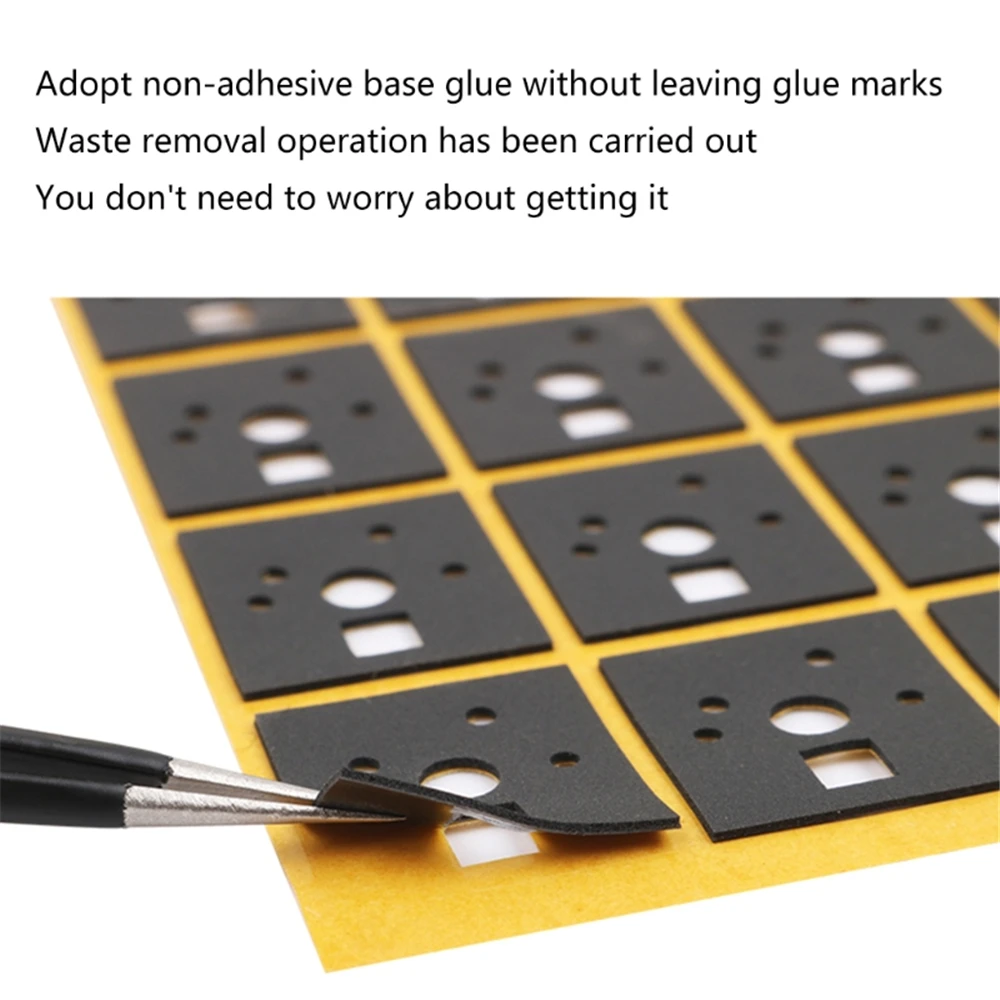 Mechanical Keyboard Switch Sticker Noise Dampener Foam Sound Reduction Insulation Film for Switch Stabilizer Dropship 120 Pcs