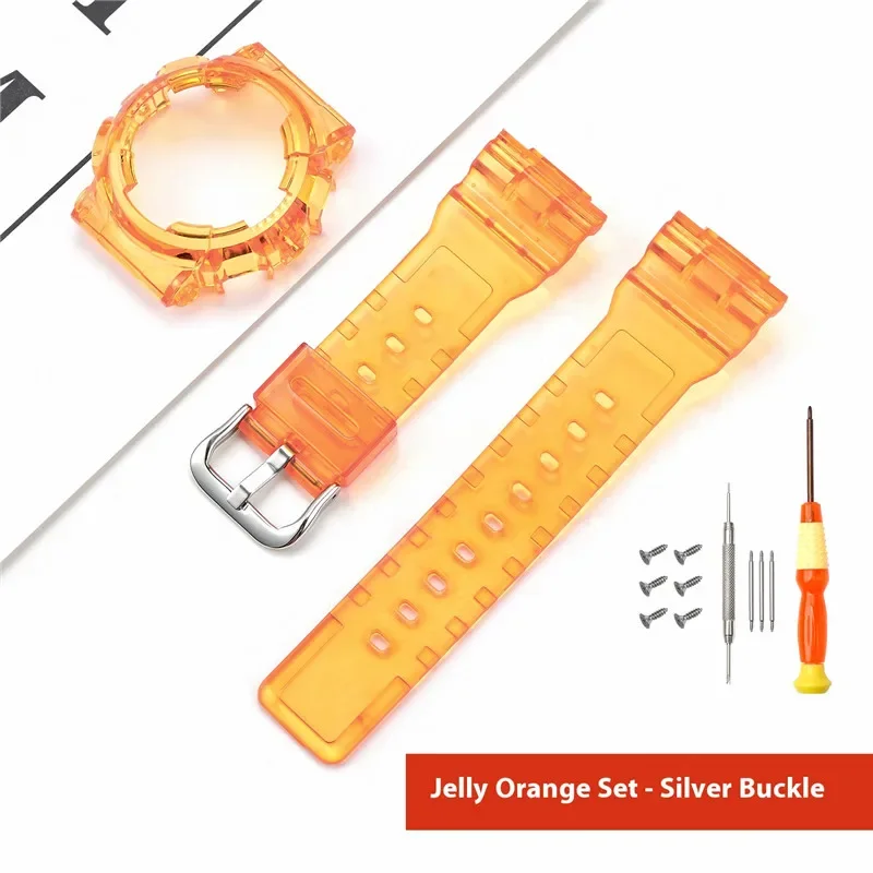 Transparent TPU Resin Sport Strap and Case