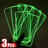 1-3Pcs Luminous Screen Protectors for iPhone 14 11 Pro Max 12 1