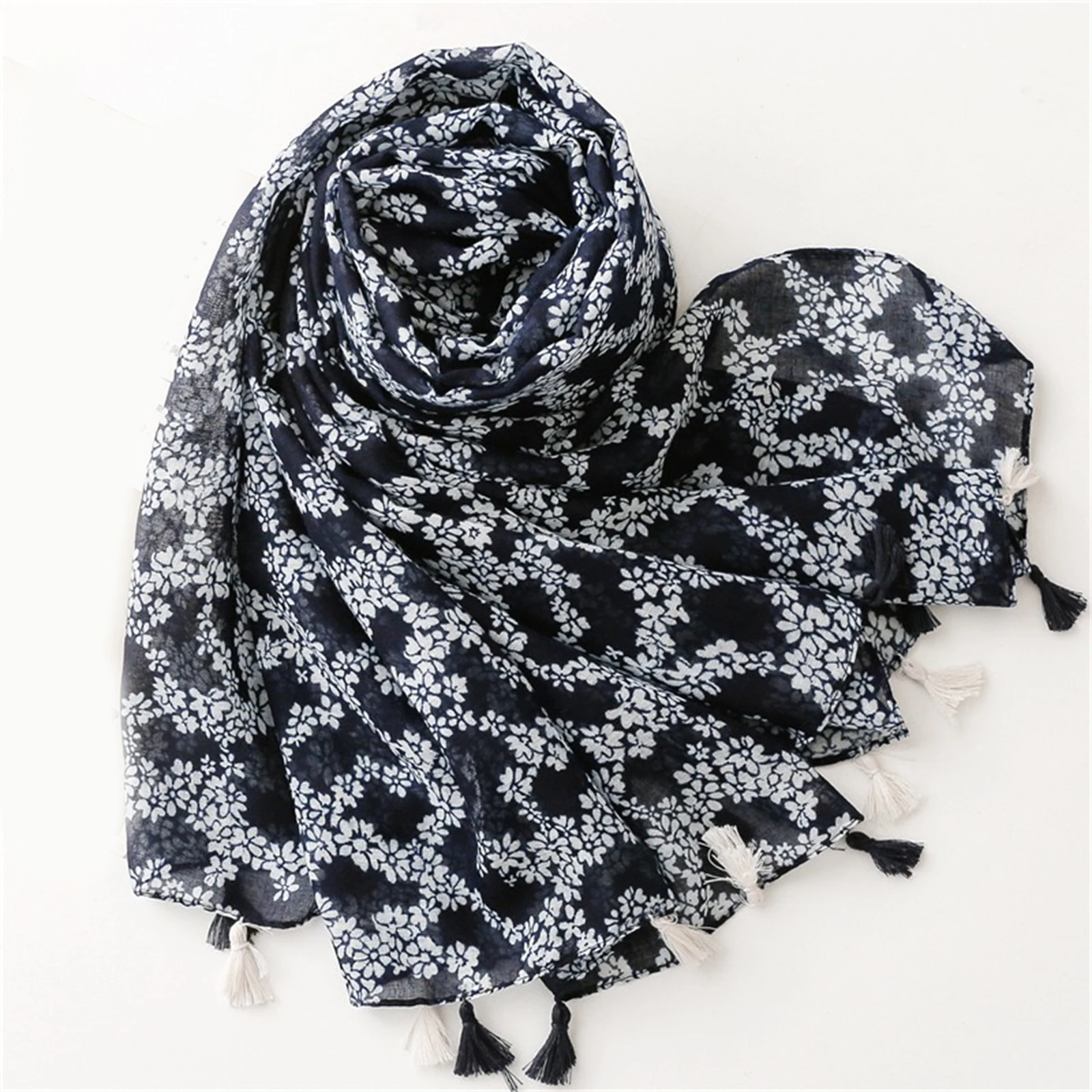 

Мусульманский головной платок 180*85 см, женское ветрозащитное пляжное полотенце в новом стиле, модная Теплая бандана с принтом на все сезоны