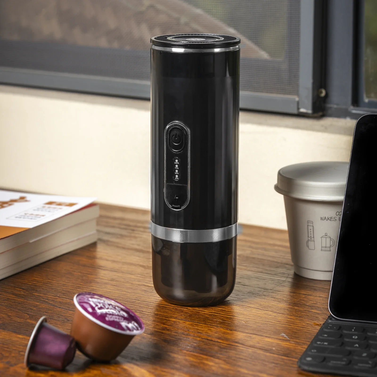 2024 coffee maker small cafetera expreso portatil portable capsule espresso machine 4