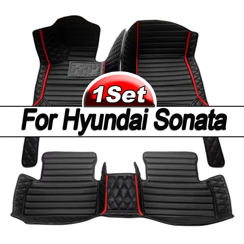 

Автомобильные коврики для Hyundai Sonata i45 YF 2010 ~ 2014, чехлы, ковер, автозапчасти, роскошный кожаный коврик, автомобильные аксессуары 2011