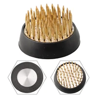 Flower Base Holder Floral Arrange Rubber Brass Garden Decoration Flower Craft Flower Frog For Your Pot Lid Vase 2