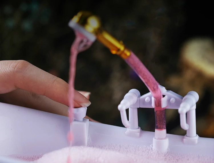Creative Mini Bathtub Cocktail Cup Milkshake Cold Drink Beer Mug Electric Pump Spray Water Artistic Conception Food Container