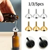 1/3/5pcs Refillable Perfume Bottle Funnel, Mini Perfume Travel Bottle Refillable, Bottom Fill Perfume Dispenser 1
