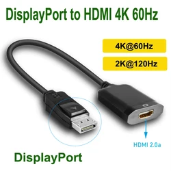 Premium 4K 60Hz Mini DisplayPort to HDMI Adapter (DP to HDMI 4K 60Hz)
