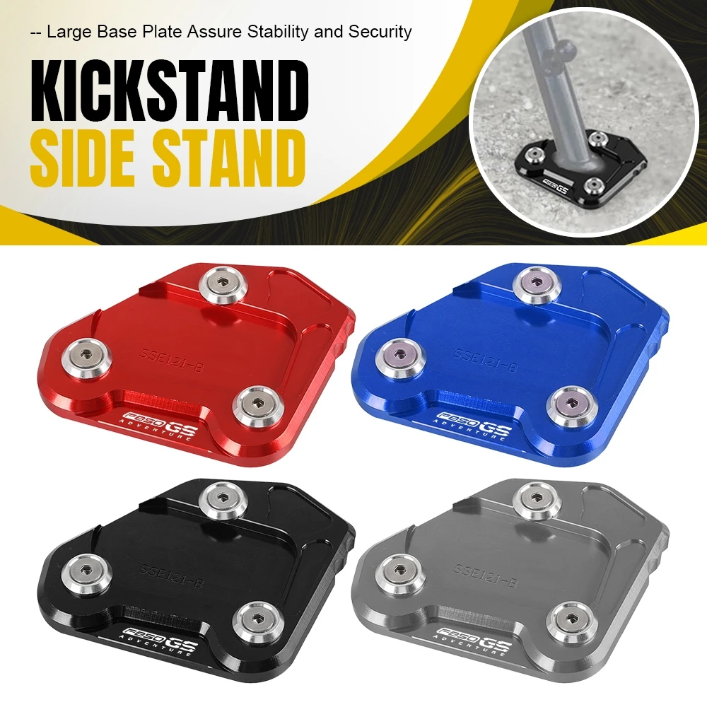 

FOR BMW F750GS F850GS F 850 G SF900GS F850GS ADVENTURE 2018-2023 Motorcycle CNC Foot Side Stand Plate Kickstand Enlarger Support