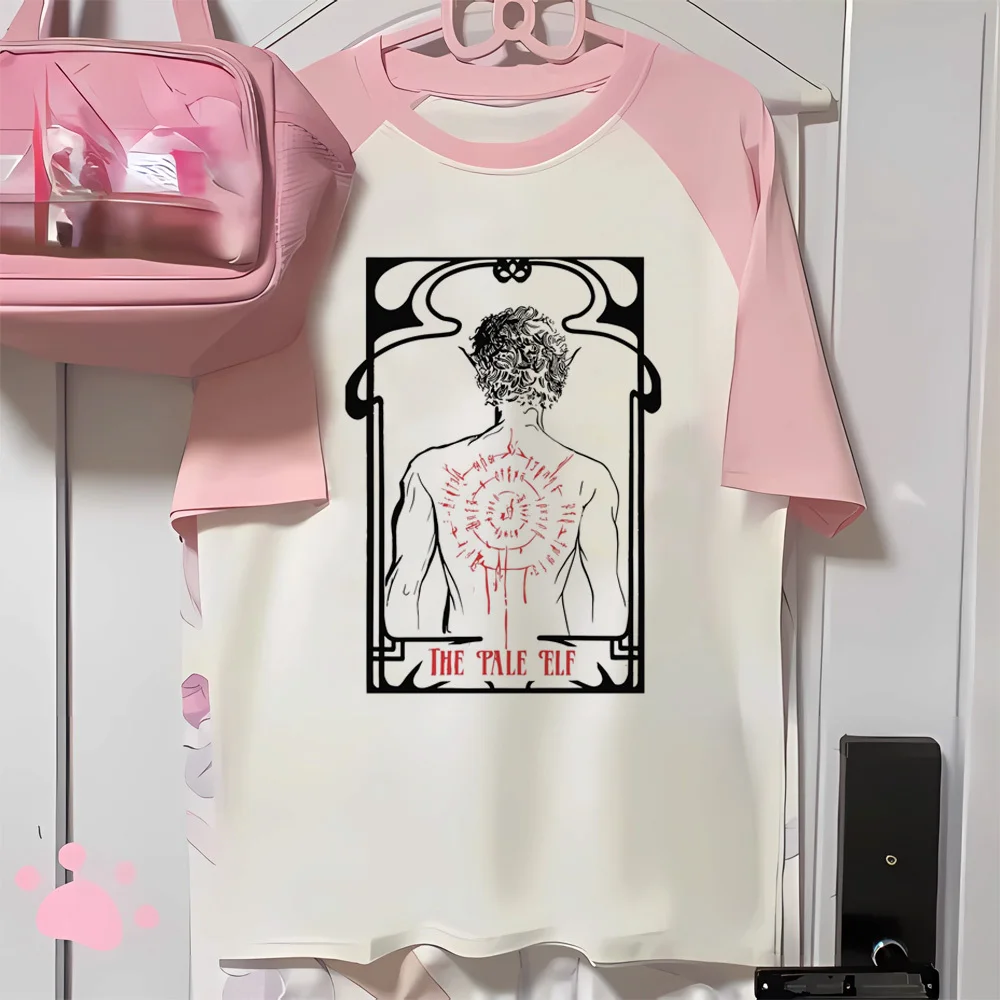 Astarion top tees girl Retro Pop Culture Y2k Trendy Psychedelic t shirt hip hop aesthetic 80s University korean clothes 3