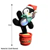 Dancing Elk Christmas Tree Talking Gingerbread Man Penguin Toys Singing Stuffed Animals Fun Christmas Party Decorations 6