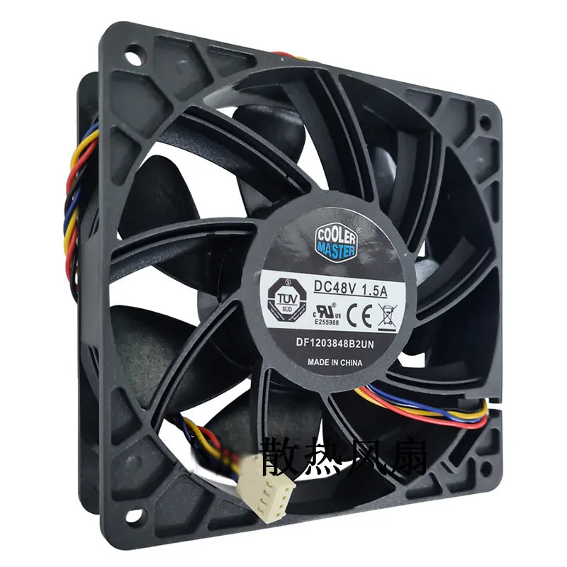 

Новый охлаждающий вентилятор для Cooler Master DF1203848B2UN 12038 48 в а 12 см
