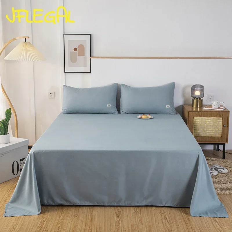 JFLEGAL1PcDoubleBedFlatSheetsSolidColorSingleSizeTopSheet