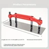2PCS  Versatile Metal Putty Knife - Adjustable Arc Scraper & Finishing Trowel for Paint and Wallpaper Application 1