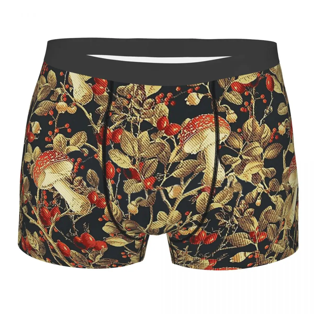 

Vintage Garden Mushroom Mushrooms Forest Underpants Breathbale Panties Man Underwear Ventilate Shorts Boxer Briefs