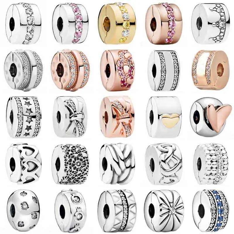 

Original Sparkling Shining Path Starry Formation Insignia Lines & Clip Bead Fit Pandora 925 Sterling Silver Bracelet Jewelry