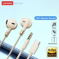 Lenovo Y106 3.5mm TypeC Wired Earphone With Microphone In Ear Wire-controlled Headset HiFi Sound Gaming Earbuds Low Latency New - Image 2