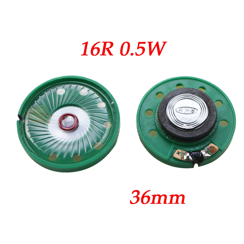 2 piece 16 Ohm 0.25W 0.5W 16 Ohm External Magnetic Doorbell Toy Speaker 16R Diameter 21mm 23mm 27mm 29mm 36mm 40mm