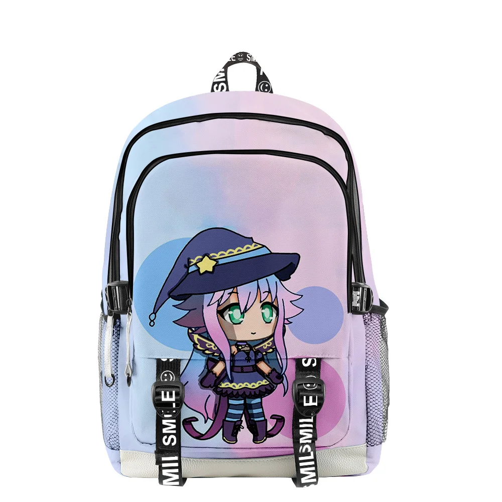 

Harajuku Popular Funny Gacha Life 3D Print Student School Bags Unisex Oxford Waterproof Notebook multifunction Travel Backpacks