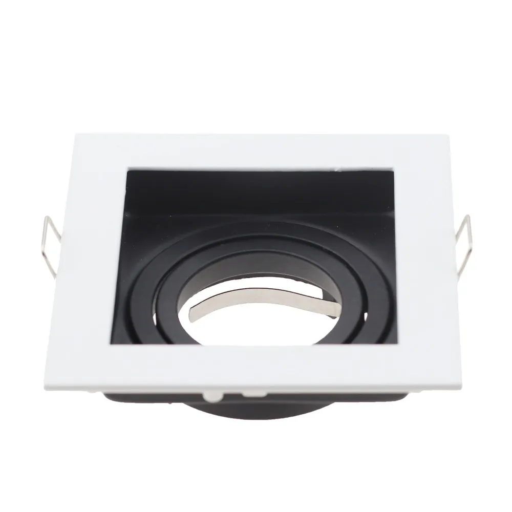 Replaceable Lamp Holder Seiko Aluminum Spot Light White Black Single and Double Head GU10 Tube Holder MR16 Ceiling Lamp Holder
