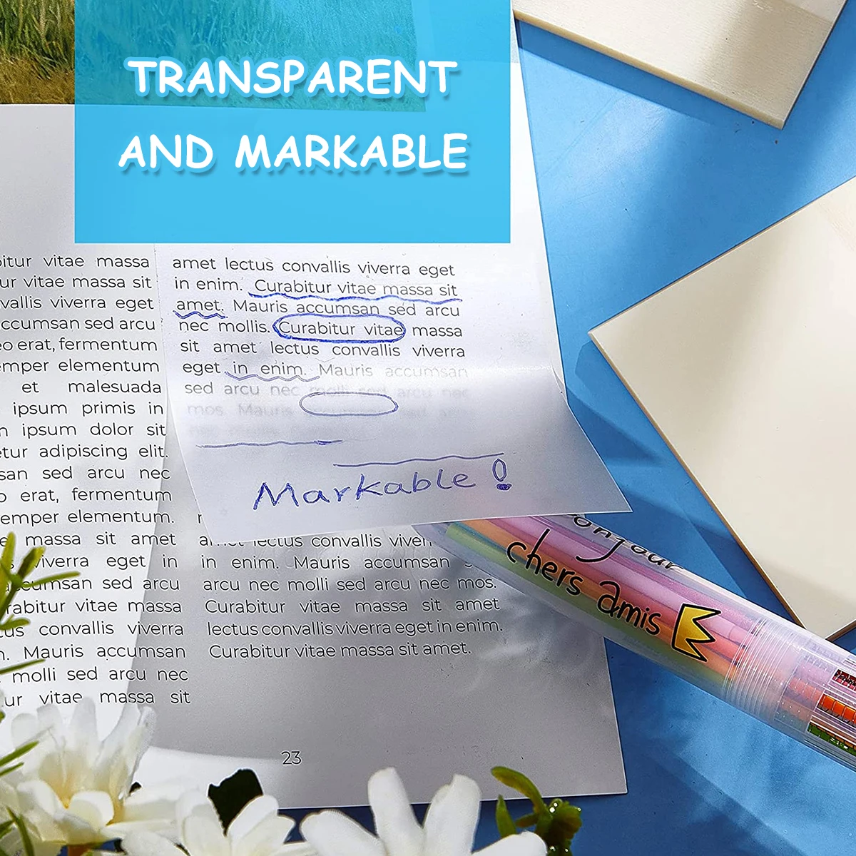 300Pcs ������ ��ƼĿ �޸� �е� 7.4 �� 7.6cm ��Ȯ�� ��ƼĿ �޸� �ڱ� ���� �޸� ���� �繫�� �н������� �޽��� �˸�