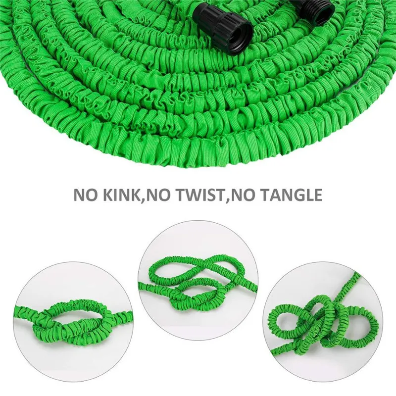 Water Hose Multi-Functional Telescopic Water Hose 25F/50F/75F/100F Multi-Specification High-Pressure Cleaning Gun Household Gardening Tools