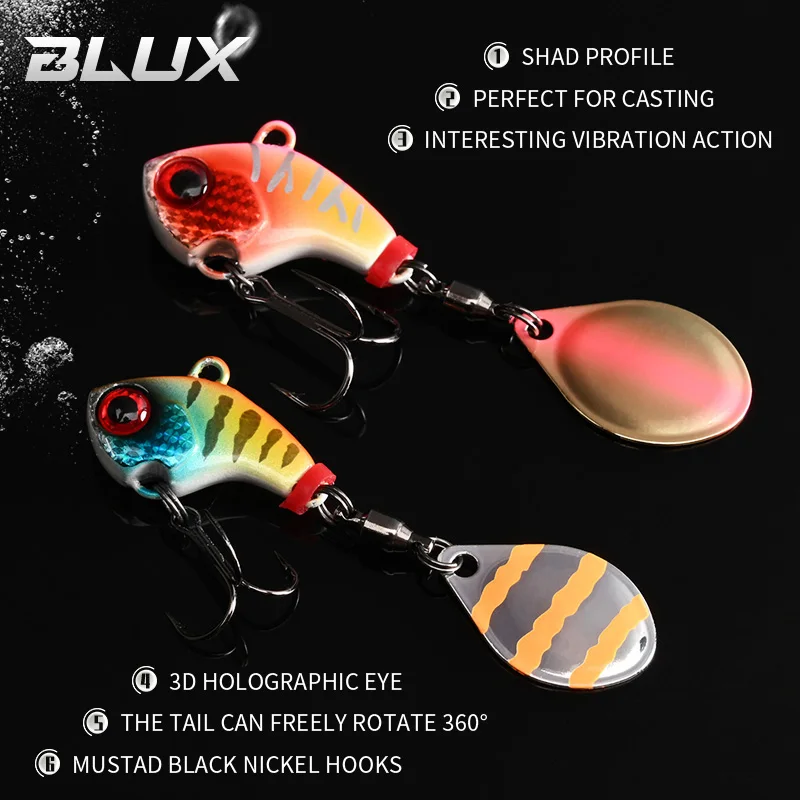 BLUX Ŭ  ǳ 1/4oz 3/8oz  ݼ Vib ĳ ؾ  ̳  ̵ Ǭ ι̽  ̳