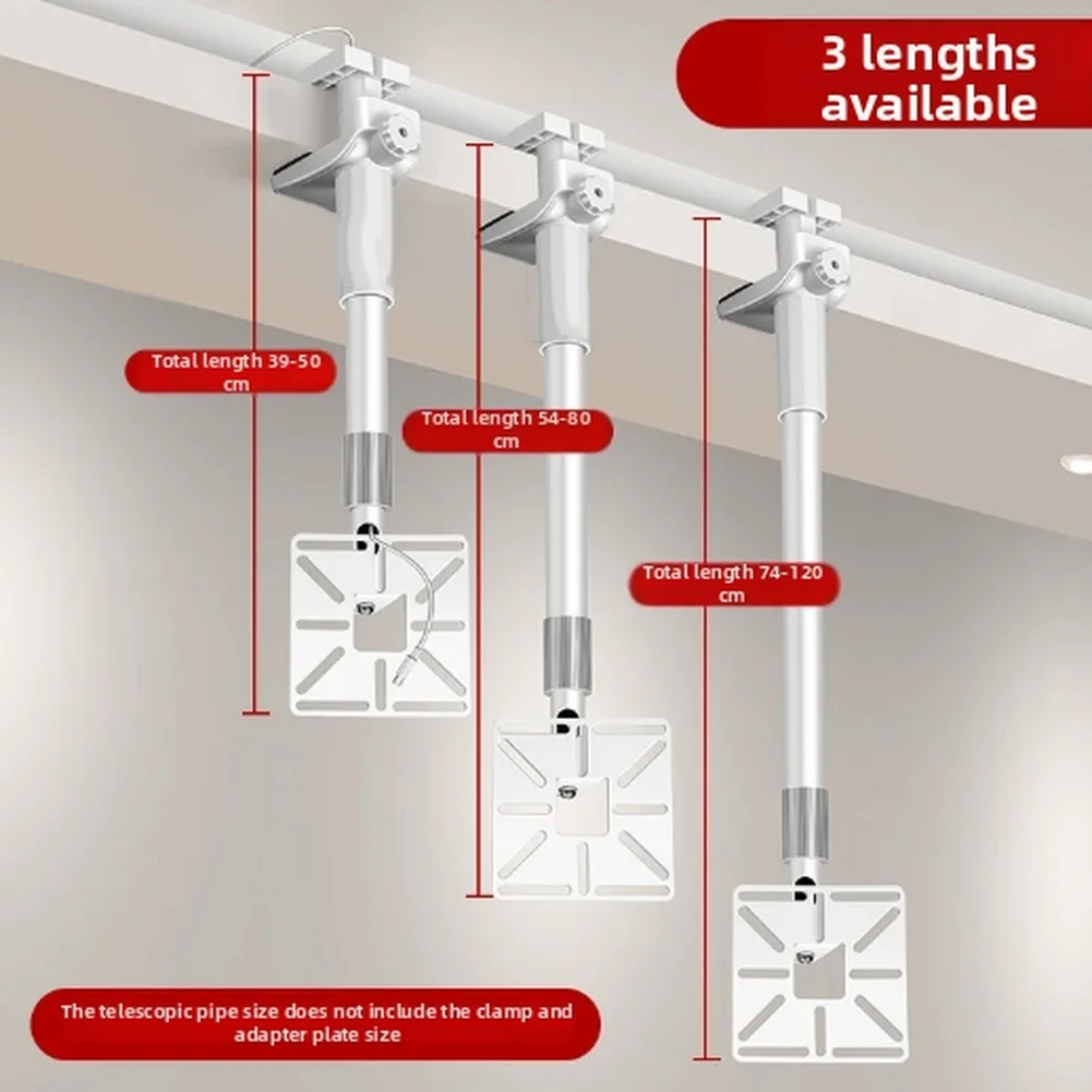 텔레스코픽 카메라 브래킷 벽걸이형 드릴 없이 설치 가능 양방향 클램프 시스템 다양한 카메라 모델에 대해 07.5cm 조절 가능