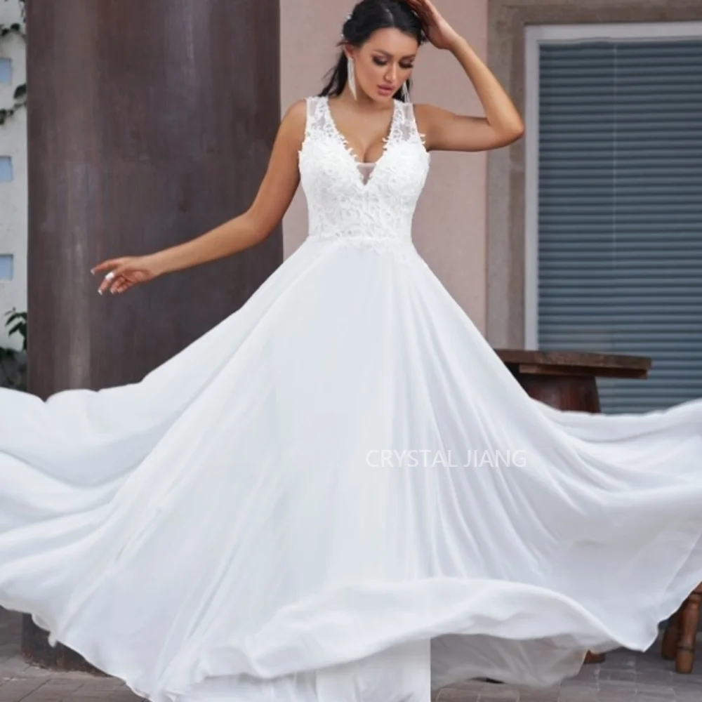 Рисунок 4 - Элегантные длинные шифоновые Свадебные