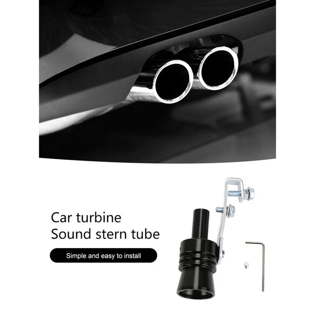 Universal Auto Turbo Exhaust Pipe Roar Maker Sound Whistle Blow Simulator  Muffler Pipe Whistle Auto Replacement Parts XL - AliExpress