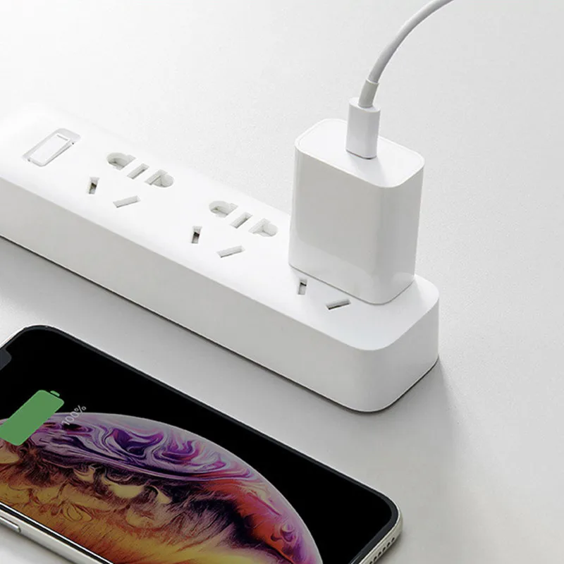 USB Charger Adapter Original Xiaomi Type-C Charger 20W Quick Charge USB-C For iPhone/Xiaomi QC 3.0 Wall Phone