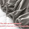 100% Waterproof Fitted Bed Sheet A-Class Clip Cotton Quilted Mattress Cover Protector with Elastic Band Queen King Size Decor 6